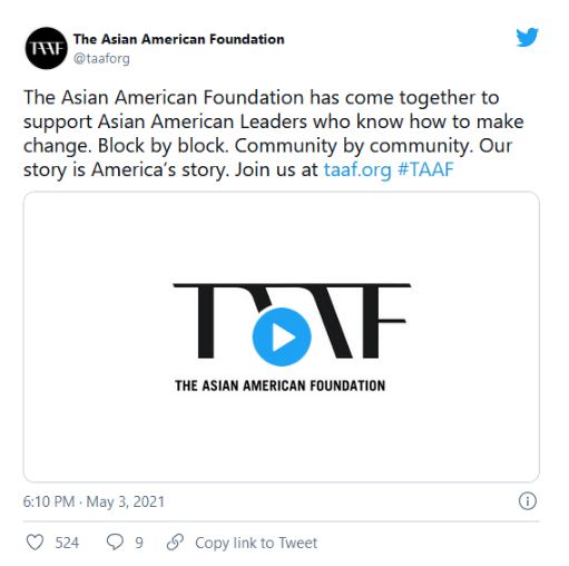 美国亚裔基金会：筹2.5亿美元，为史上最大笔亚裔慈善捐款