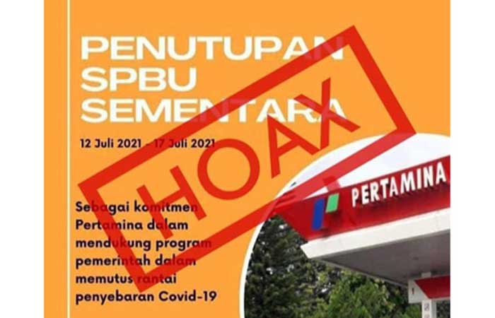 印尼国家石油公司（Pertamina）：加油站关闭信息纯属恶作剧