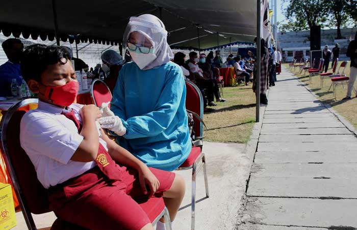 茉莉芬市小学生疫苗接种率达到 100%