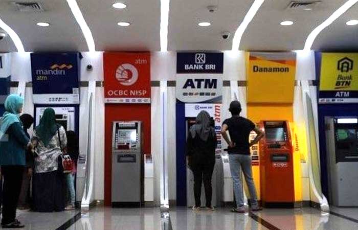 曼迪利银行和印尼人民银行磁性 ATM 卡已被完全封锁