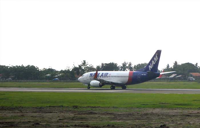 NAM Air 航班开通飞往从雅加达至纳土纳航线