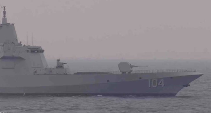 最新1艘055驱逐舰亮相，中国已有4艘万吨大驱露面