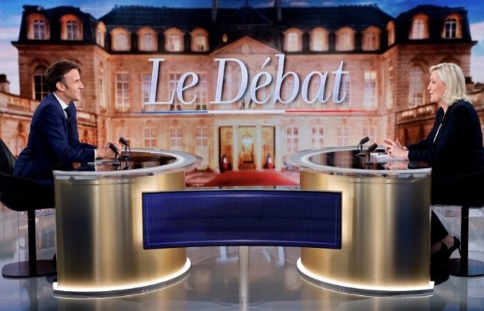 法国大选：马克龙与勒庞电视辩论激辩3小时