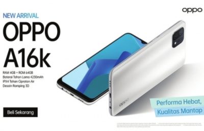 OPPO 印尼推出OPPO A16k 智能手机