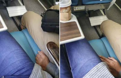 男子在车厢里摸女乘客大腿，印尼火车发出回应