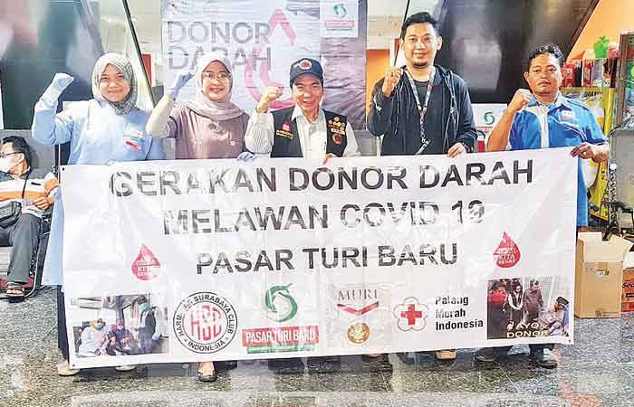 泗水和谐俱乐部与Pasar Turi 举办献血活动