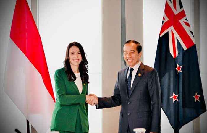 佐科维与新西兰总理会谈 讨论关于印新两国经济和能源等合作