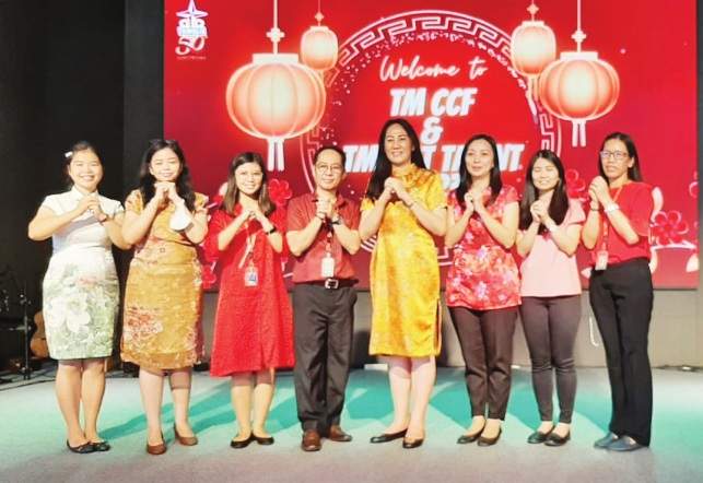 万隆基督教三一学校举行精彩的迎春中华文化盛会