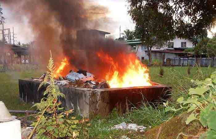 南丹格朗旧货收集者每天焚烧垃圾，导致儿童呼吸道感染