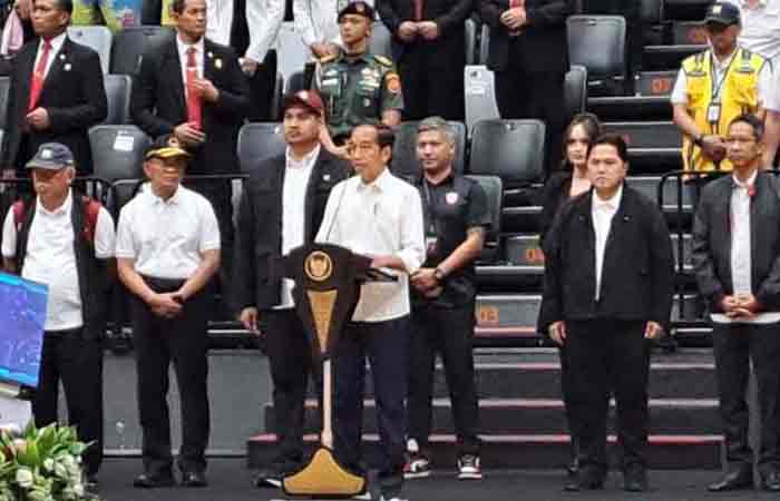 总统为印尼竞赛场主持落成仪式 既可供作体育活动亦可作为音乐会场