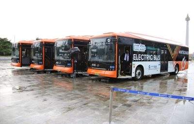 雅加达特区省府计划 今年增加100辆电动公交车
