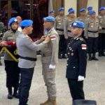 印尼第四维和部队返抵祖国 完成和平使命 荣誉警察服务勋章