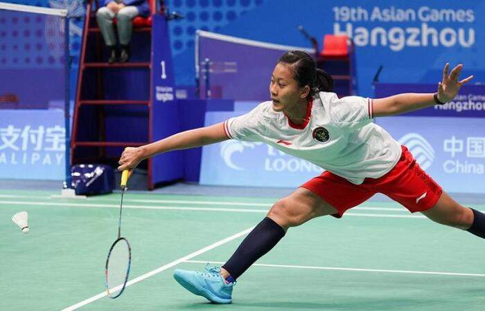 亚运会女子羽毛球团体赛 印尼不敌中国队无缘半决赛
