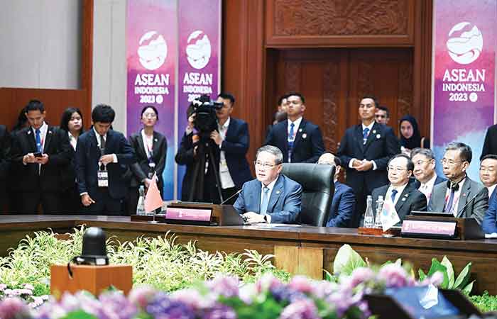 李强在第26次东盟与中日韩领导人会议上的讲话