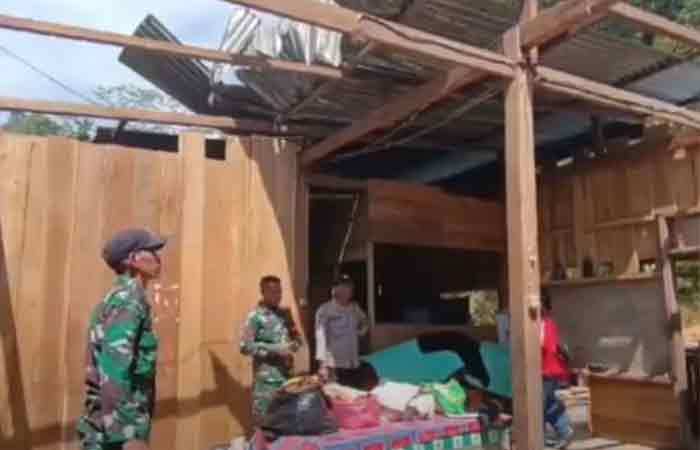 马马沙数十栋房屋被龙卷风损坏