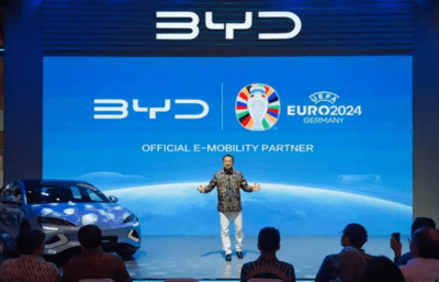 比亚迪携四款车型亮相2024年印尼国际车展