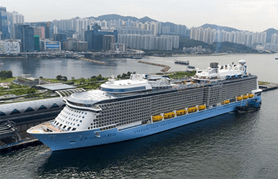 亚洲最大邮轮之一的“海洋赞礼号”明年4月起以香港为母港